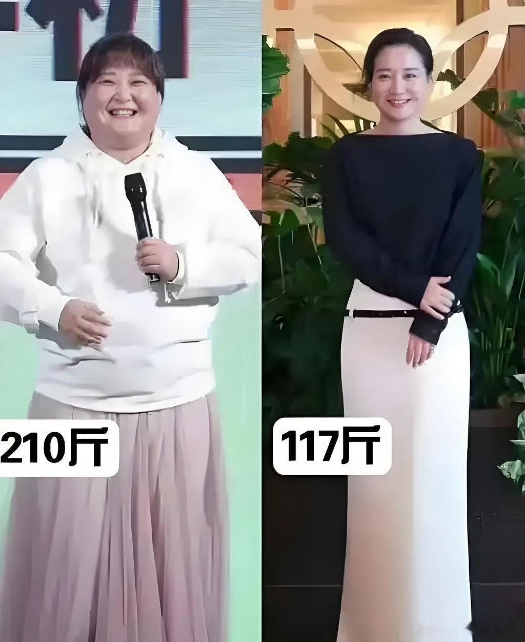 贾玲减肥成功后坚持健身哪个女人不爱美，瘦下来穿衣服才好看，但是减肥真的很难，减下