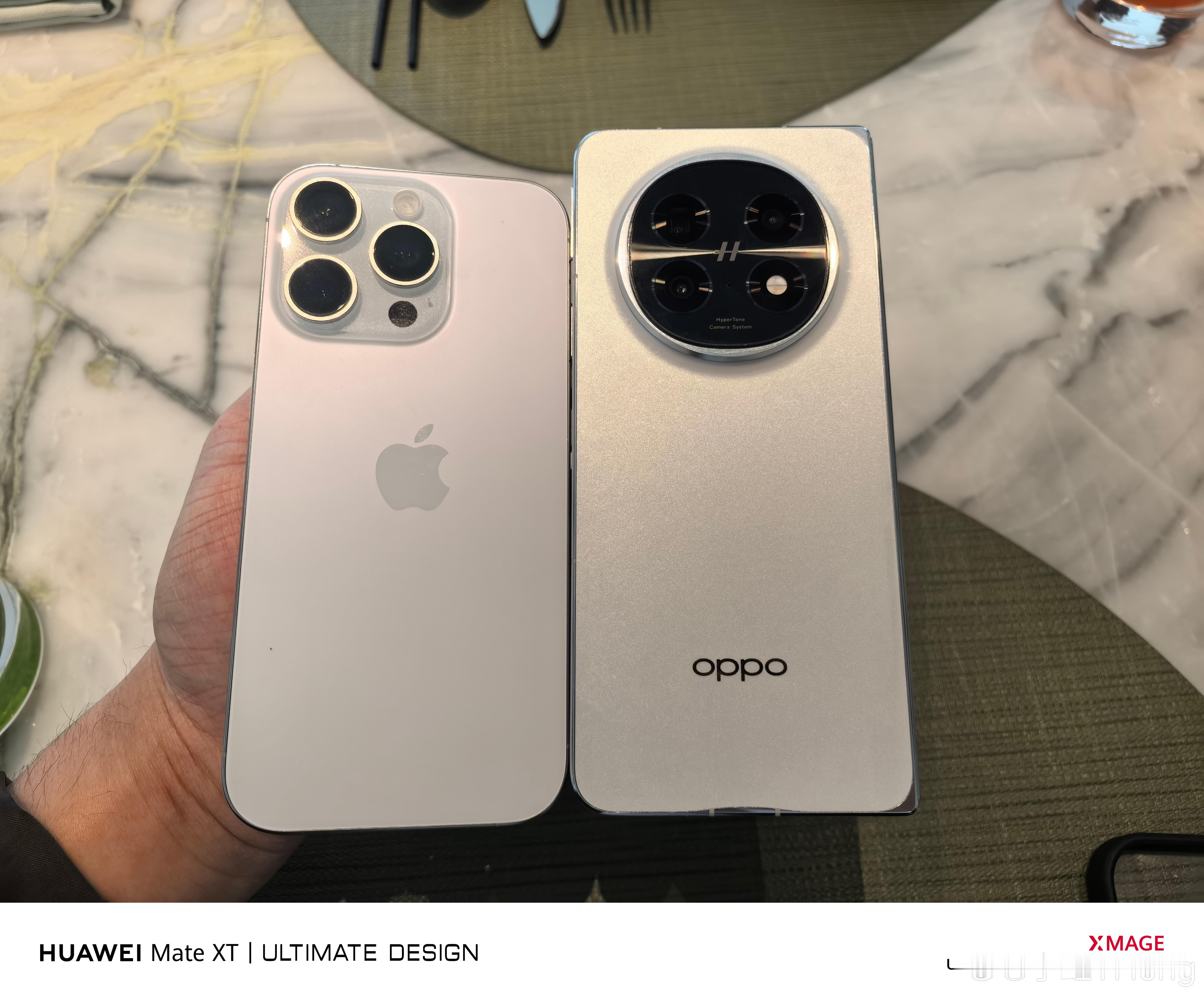 拿到了OPPO Find N5这手机是真的轻薄啊感觉跟iPhone16 Pro差