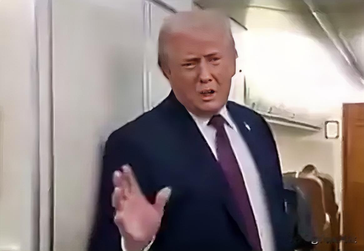 记者:“我们看到了你手上的淤青。 你没事吧？ ”

特朗普:“我手上的淤青是在桌