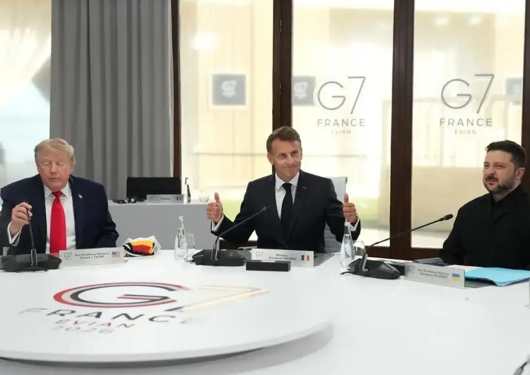 作为本次G7东道主，马克龙自己总得搞点“成果”，一致认为，俄乌战争的战场态势已转
