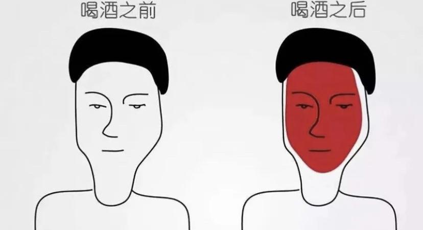 朋友一喝酒就脸红?那不是上头，是身体在报警!
饭桌上常能看到这样的朋友:一杯酒下