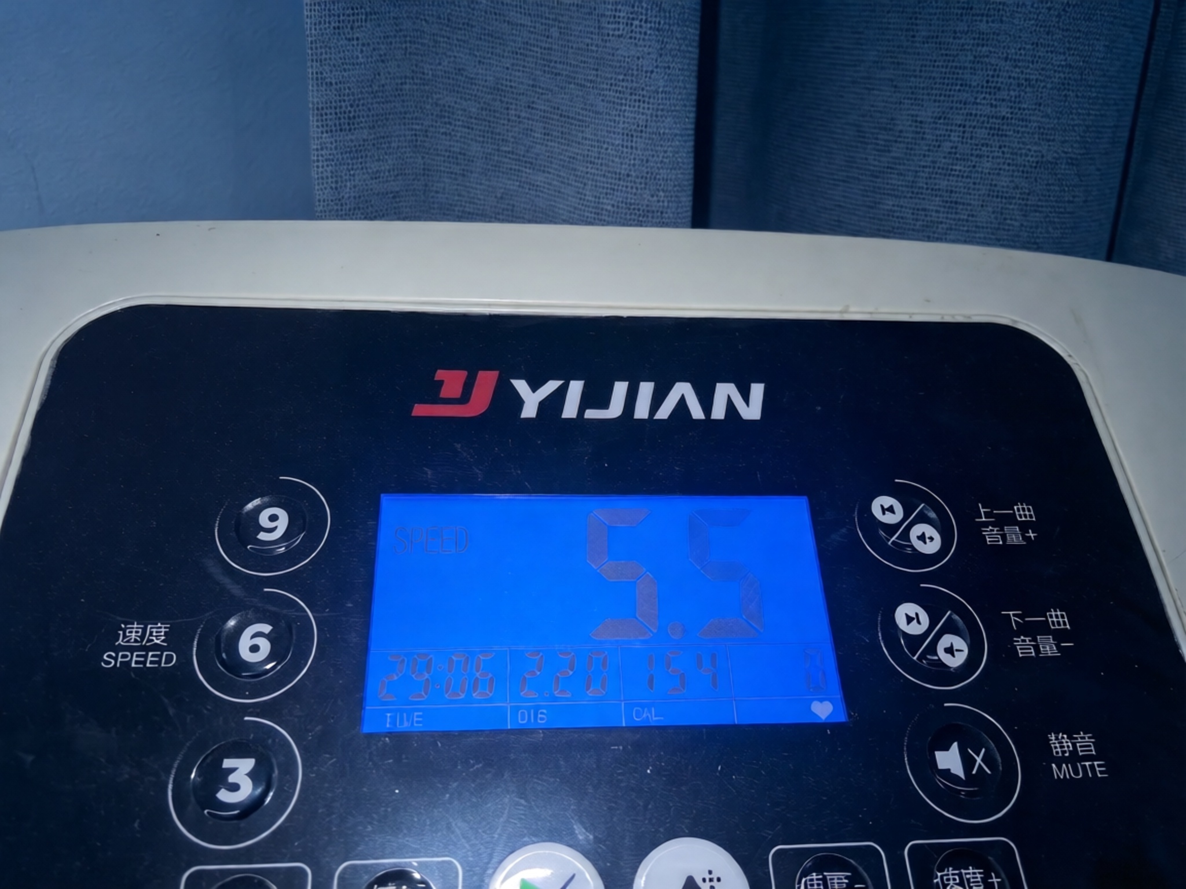 自一个月前摔伤停下来了，今天第一次恢复，就这么会儿，汗水都出来了……还是太虚了。