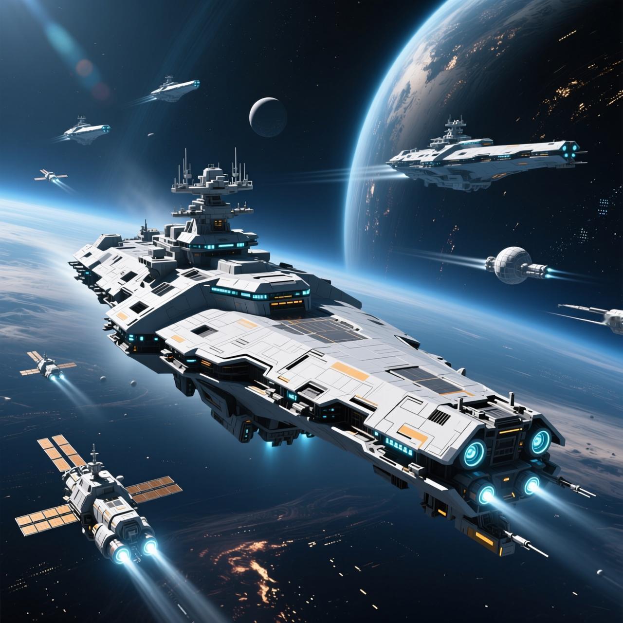 未来科幻场景将会变为现实，中国的南天门计划未来可能就是这个场景！中国科技不断的发