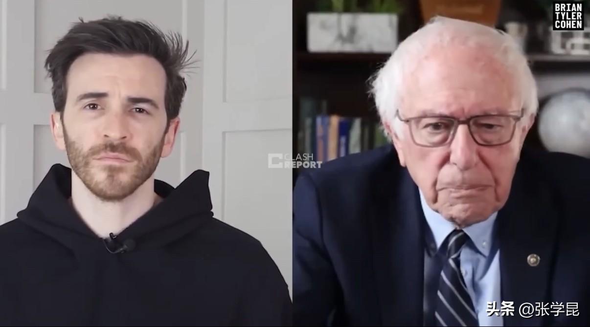 美国资深参议员伯尼·桑德斯今天在接受采访时谈特朗普：“内塔尼亚胡是个极端右翼分子