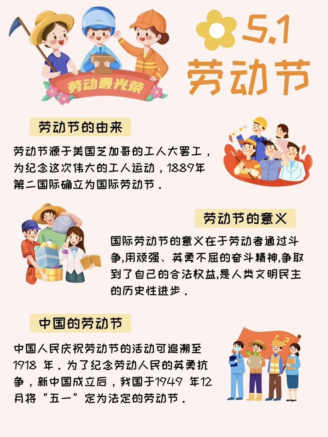 五一劳动节科普小知识，致敬劳动者，劳动者最光荣！五一劳动节，愿每位劳动者被岁月温