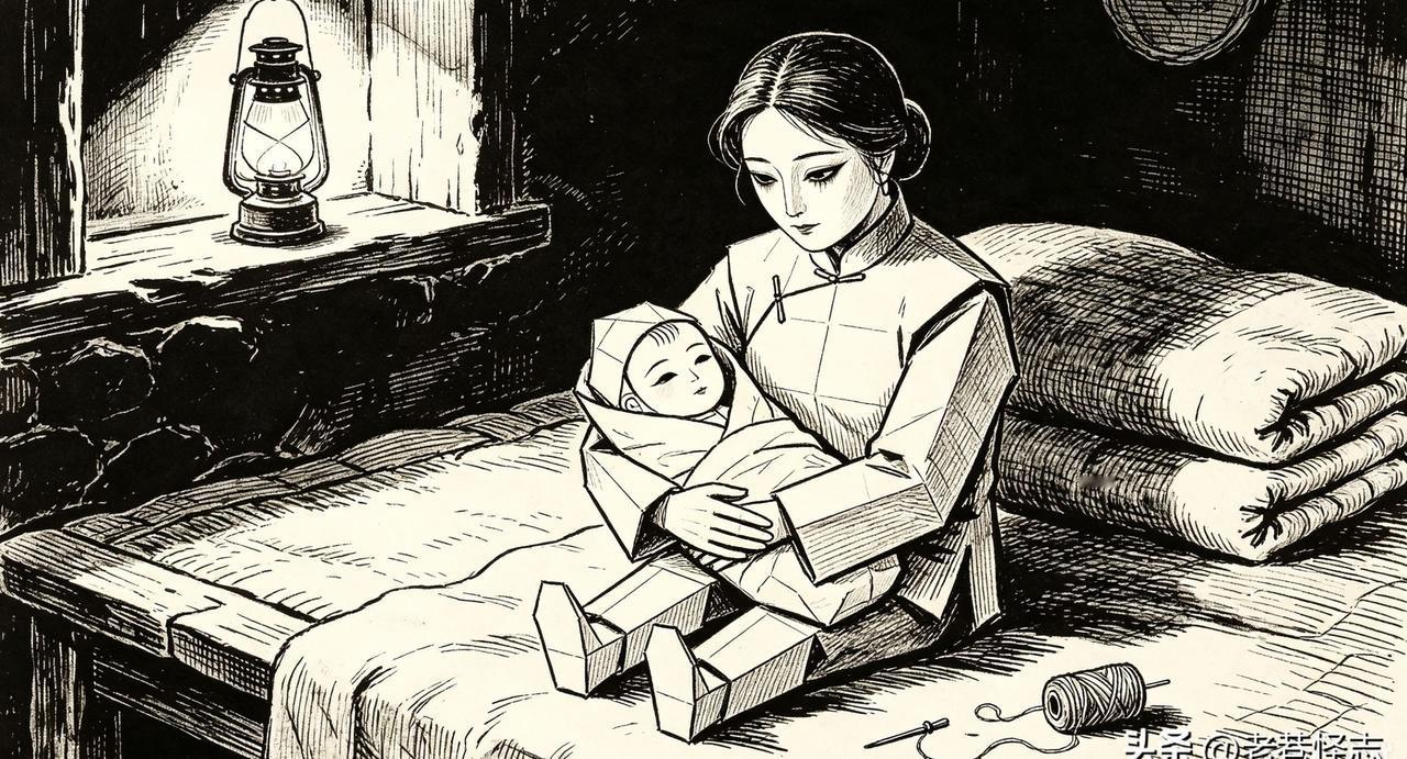 腊月廿三那晚，槐树埫雪埋了半截老槐树。阿秀在土窑里自己接生，咬着布条，剪刀烧得通