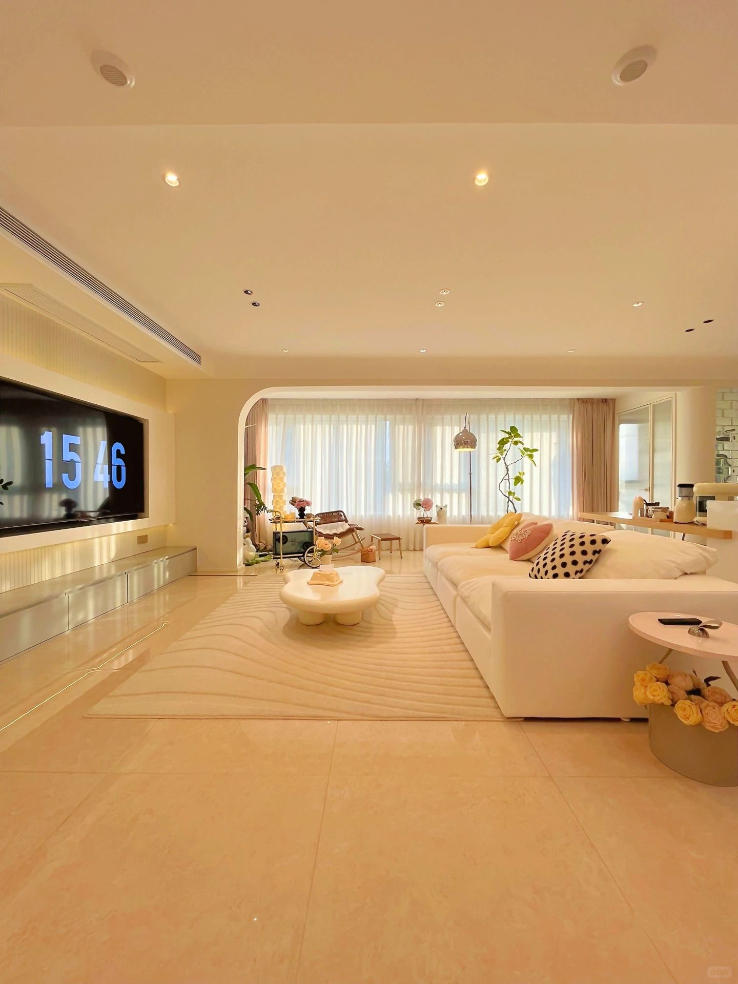 家人们！真的是120平，果然越简单越显大！