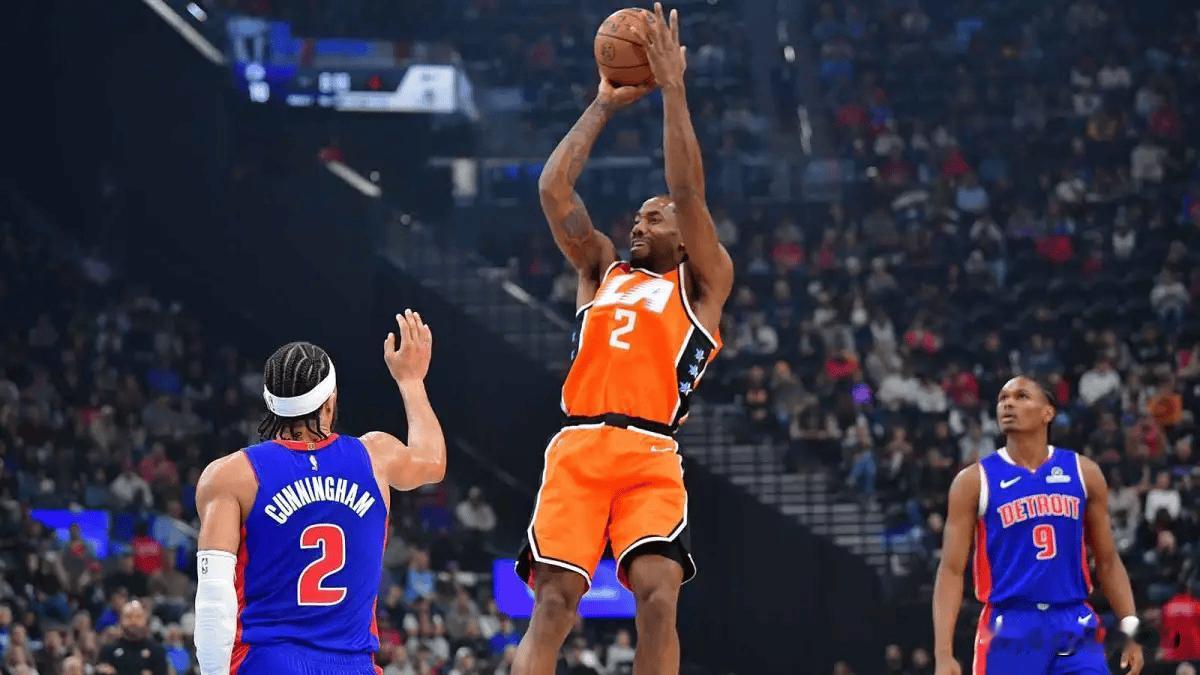 小卡生涯之夜，一人打下半壁江山，快船竟然击败了东部第一，真垂死病中惊坐起，柳暗花