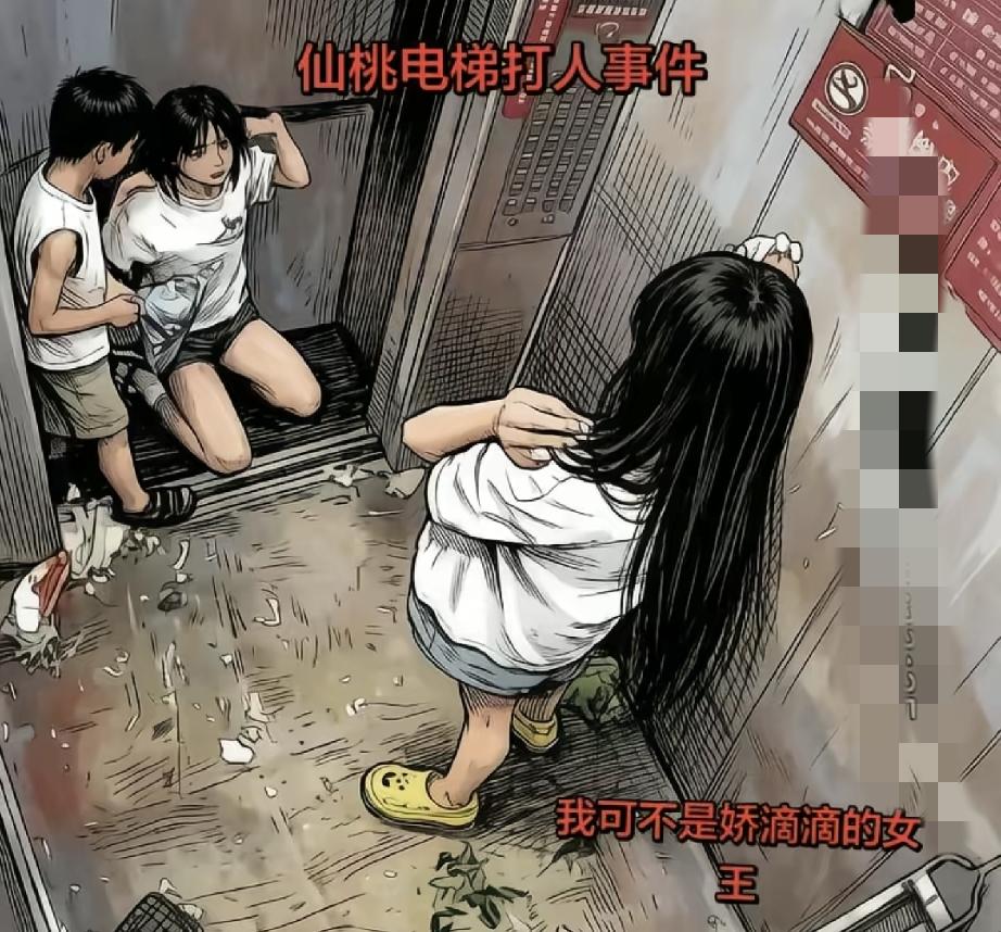 湖北仙桃电梯打人母亲估计以后不敢轻视未成年了！
其实小男孩的母亲是“多次试探后判