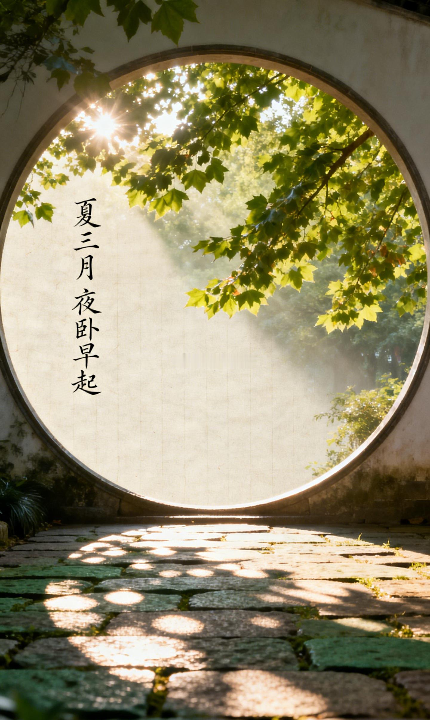 夏天该早点起。天亮得早，古人讲夏三月要"夜卧早起，无厌于日"，意思是顺着白昼变长