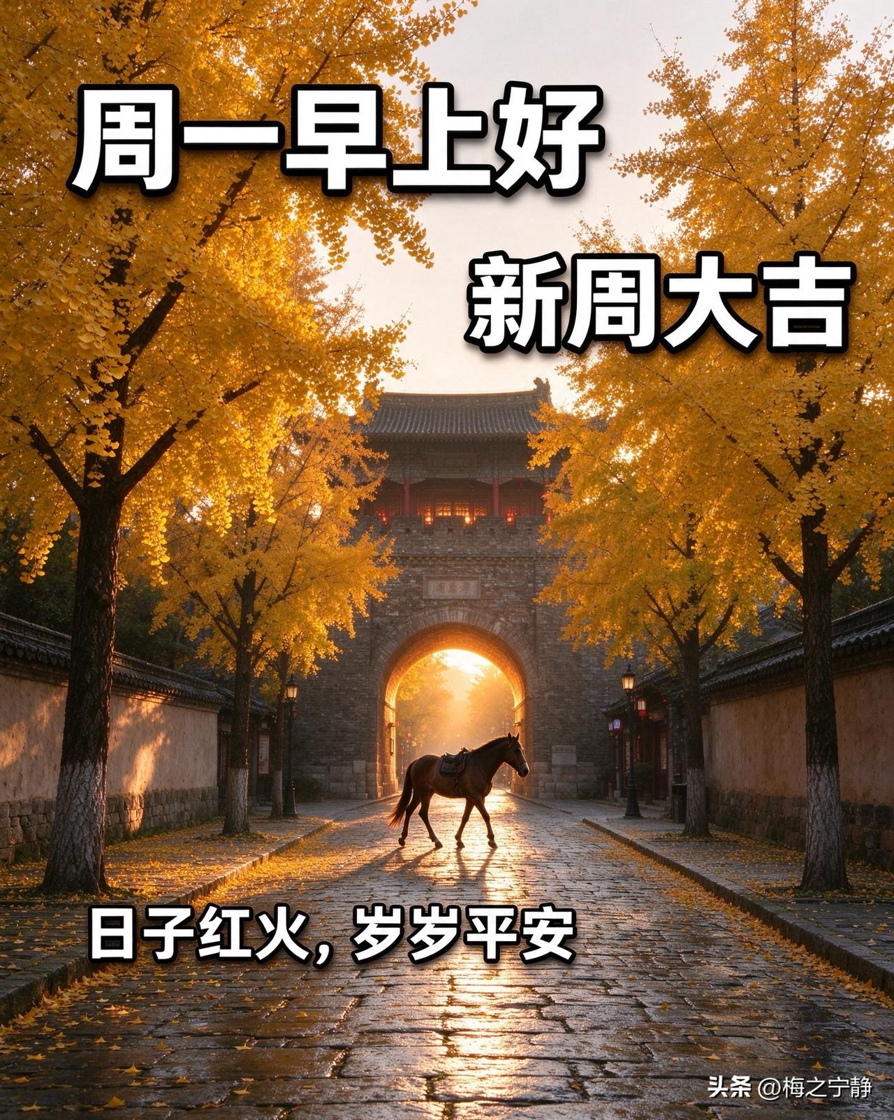 🍂²⁰²⁶/₁₀.₂₆ ᵕ̈ 早安｜万事顺意☕️🍒🍑🐎🍞
晨光驱散薄雾