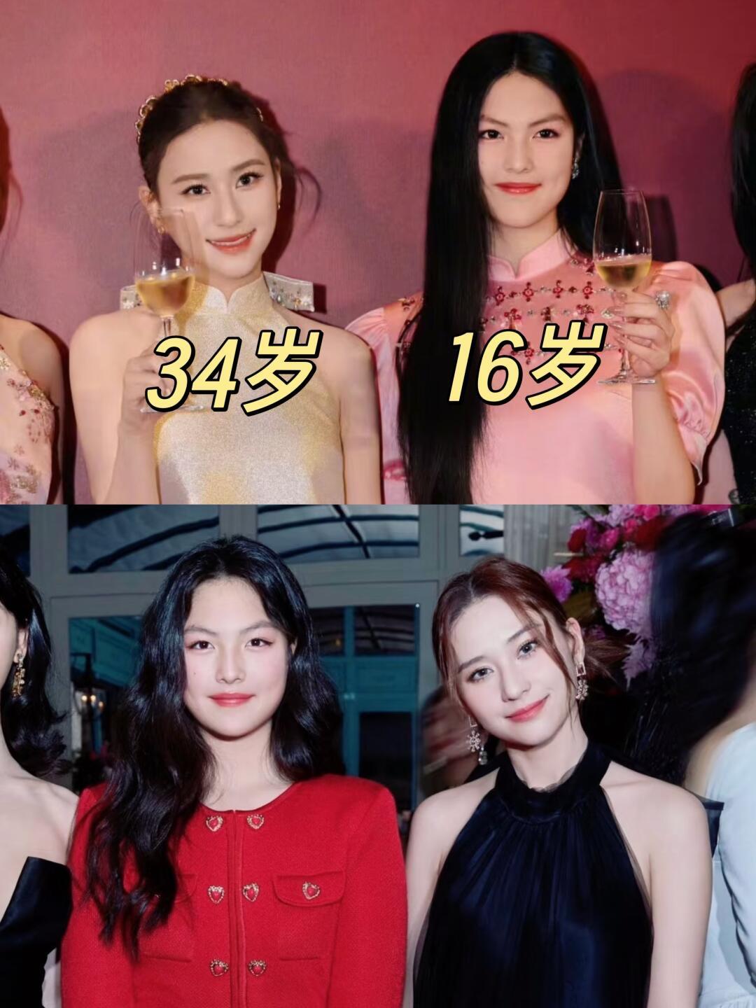 小小年纪的王诗龄，与豪门何超莲相邻而坐共进晚餐，这是两位真公主。
有人拼爹，有人