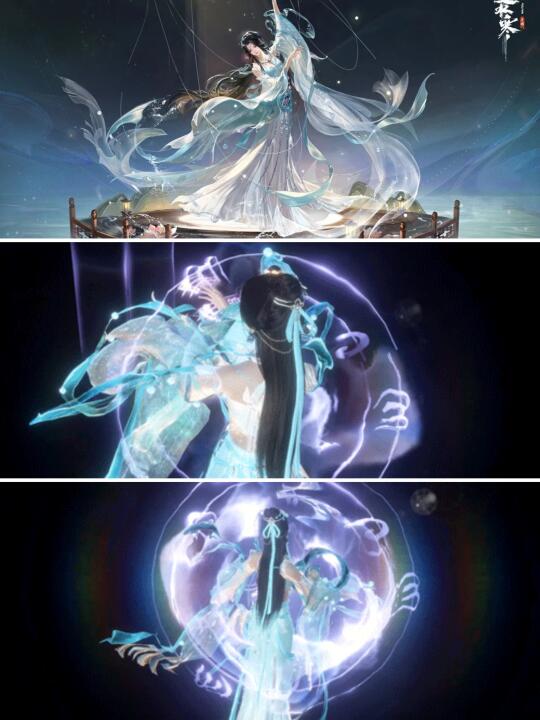 李师师新时装都是洞，快成洞洞板了！