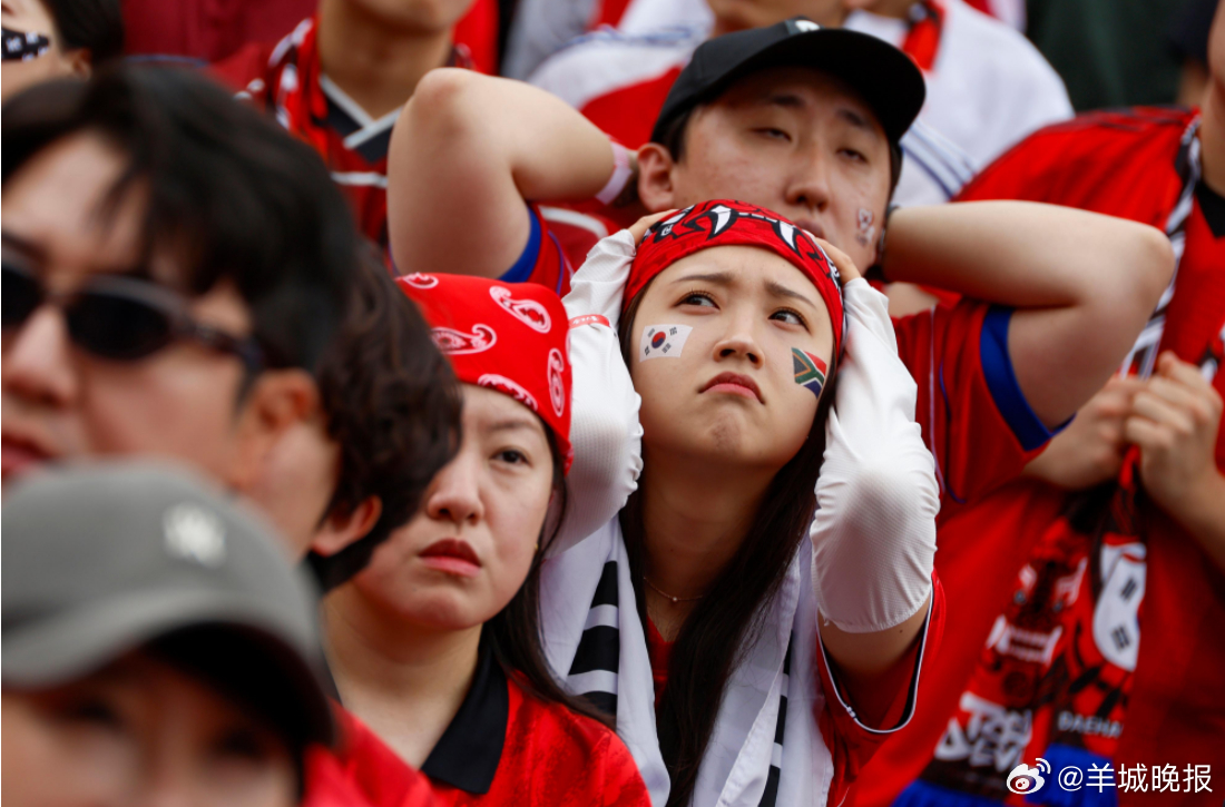 【#韩国濒临淘汰#】世界杯小组赛L组末轮结束，英格兰2比0战胜巴拿马，克罗地亚2