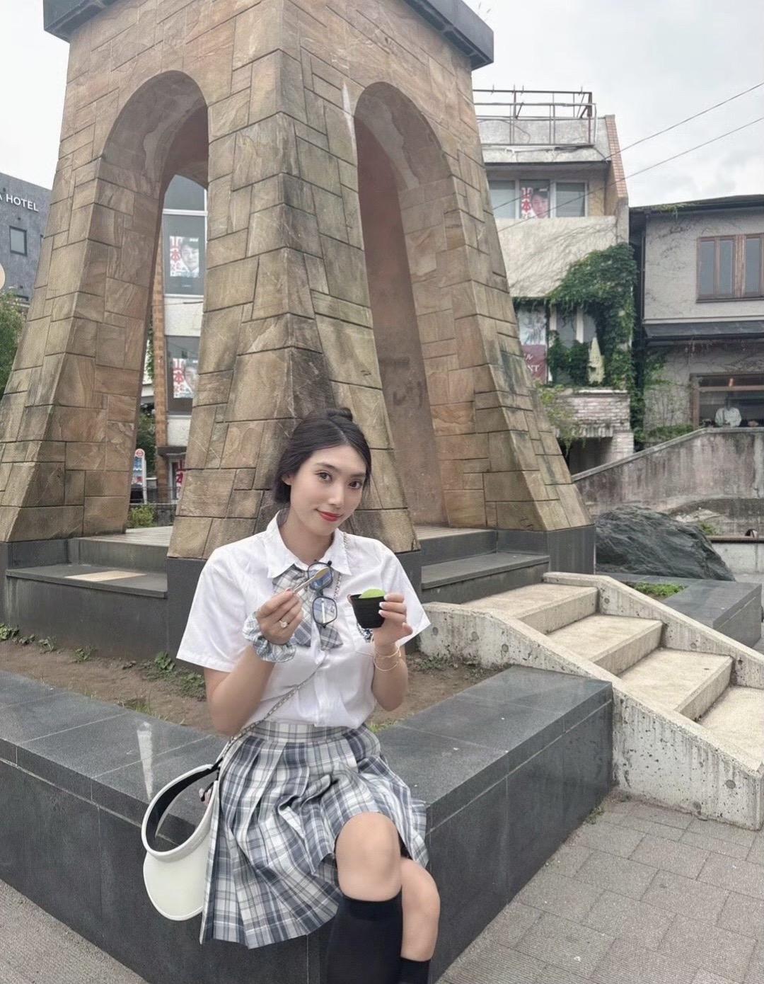 dou上热门自由和远方 jk穿搭 街拍 御姐