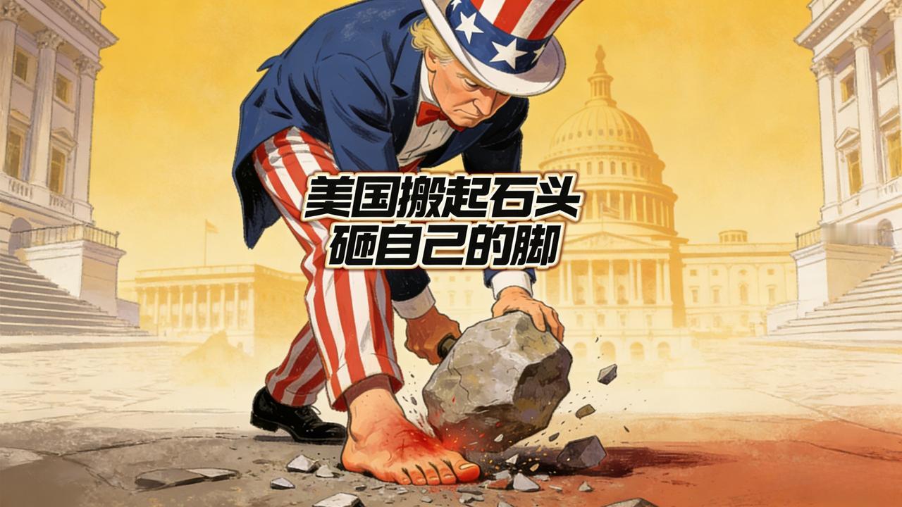 特朗普搬起石头打自己的脚。
美国芯片巨头英伟达曾在中国市场占据95%以上的份额，