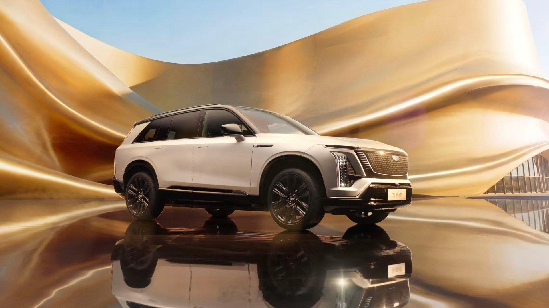 今晚凯迪拉克凯威德上市，46.88万起。一台5.2米全尺寸SUV，3.75秒破百