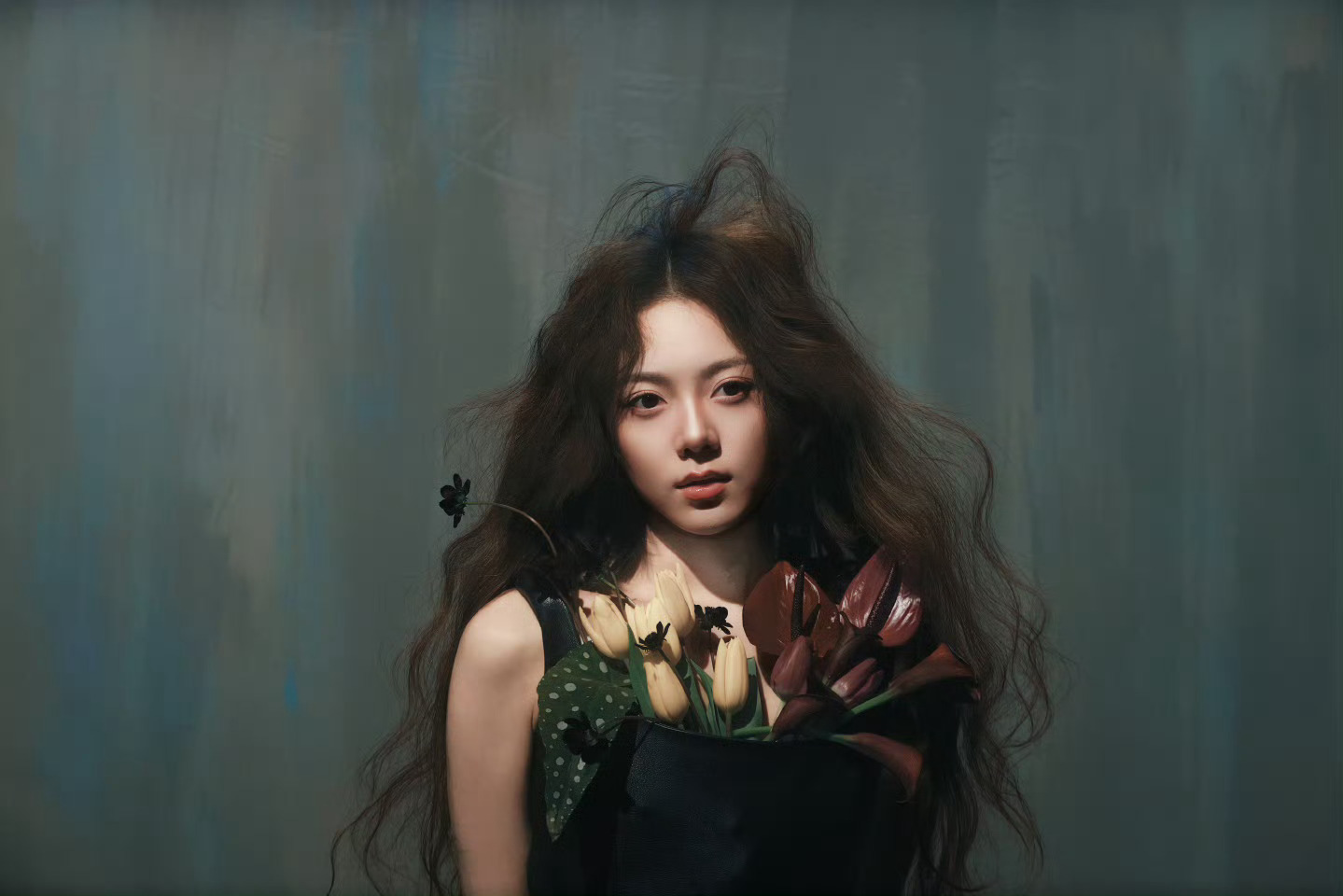 赵今麦Wallpaper封面仙品 羊毛卷又可爱又仙，粉上麦麦真的是件幸福的事情 