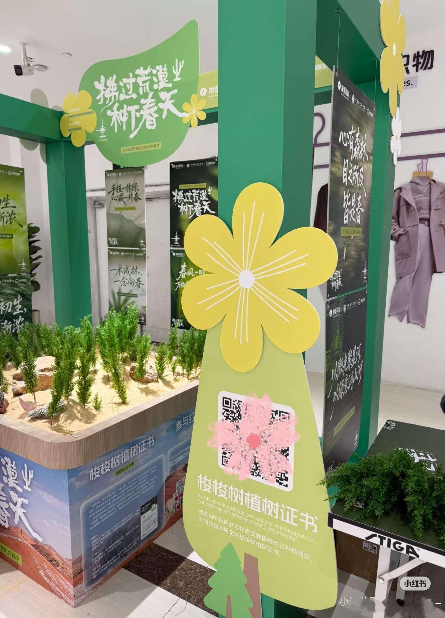 武威民勤的绿色进度条更新了草木微光筑牢生态防线深耕生态保护，银泰奔赴民勤亲手栽植
