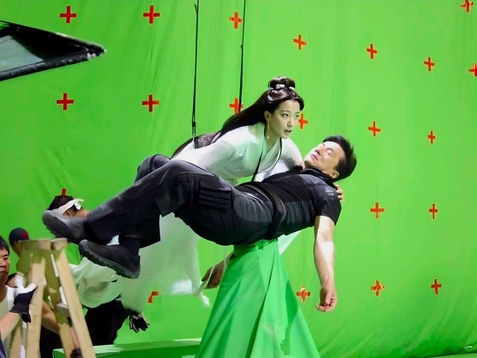 2005年，成龙 金喜善《神话》拍摄 ​​​