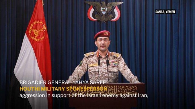 也门胡塞武装刚刚向以色列发射了导弹。 
这不是警告，也不是威胁，而是行动。
 现