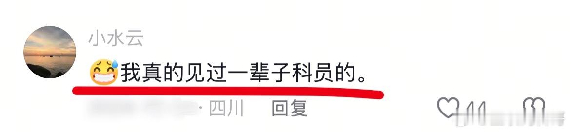 网友对体制内科员的认知。。。一辈子科员确实有点说不过去了。 ​​​
