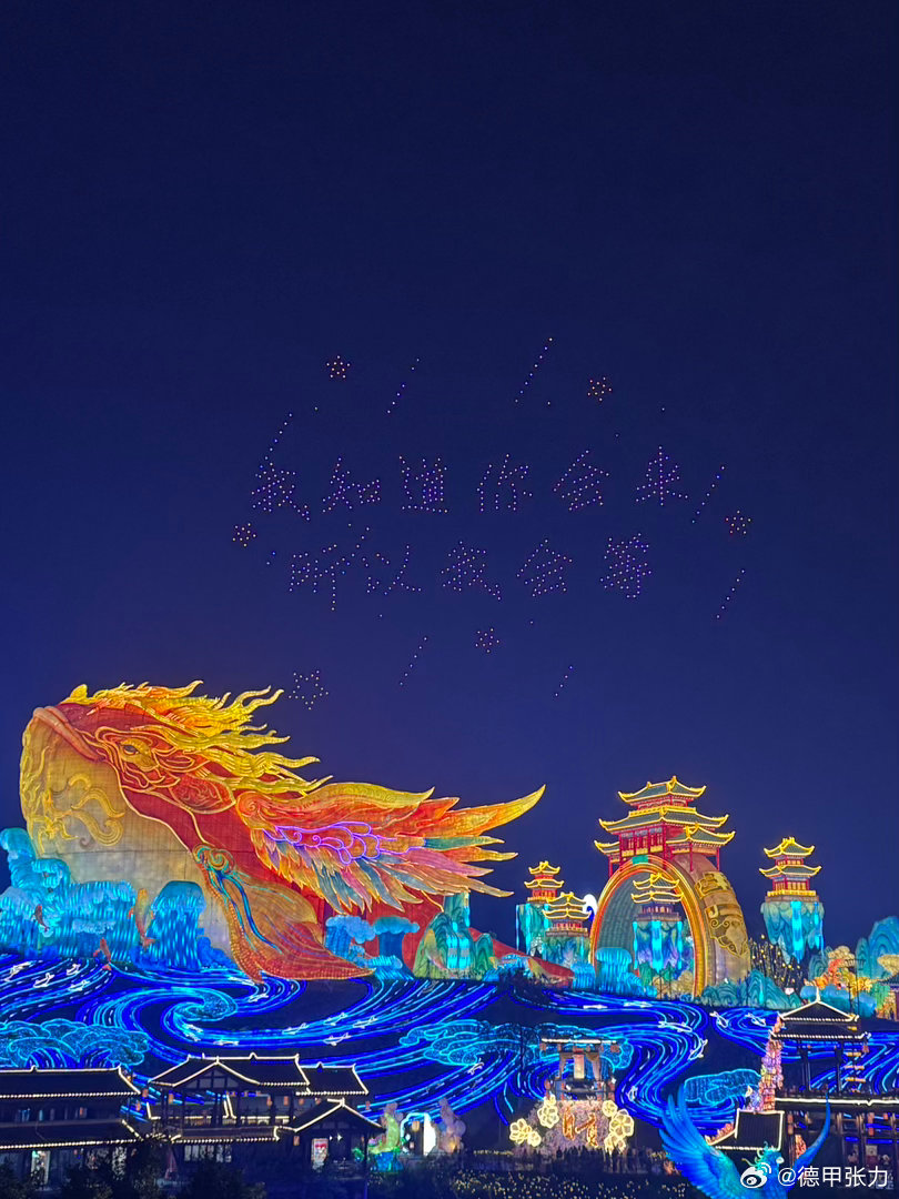 这里的区号甚至是我的生日，刚走进自贡灯会就看到这么一句话～终于第一次来到自贡咯 