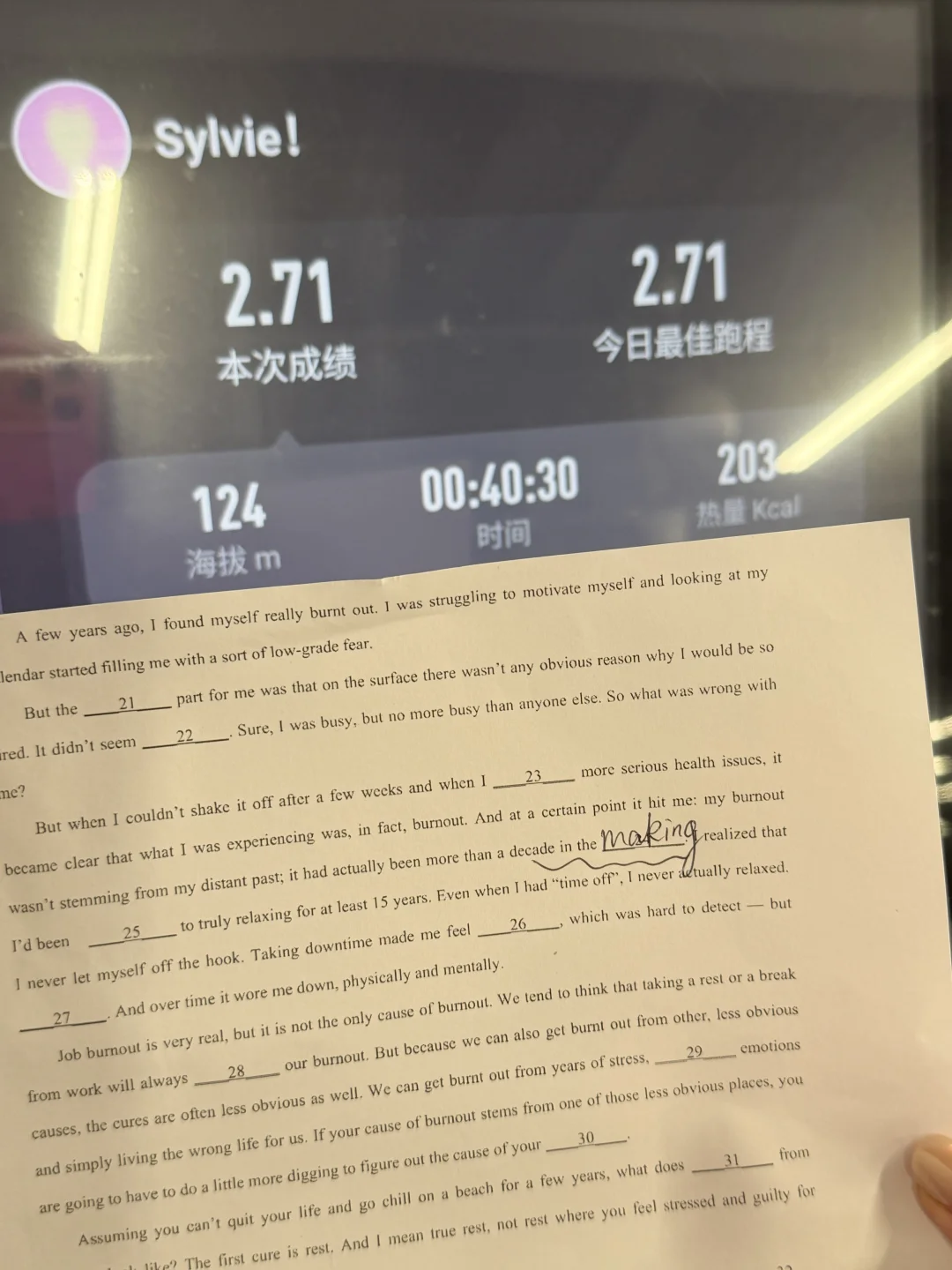 刷题时想帮大家总结高考完型填空常考固搭✨