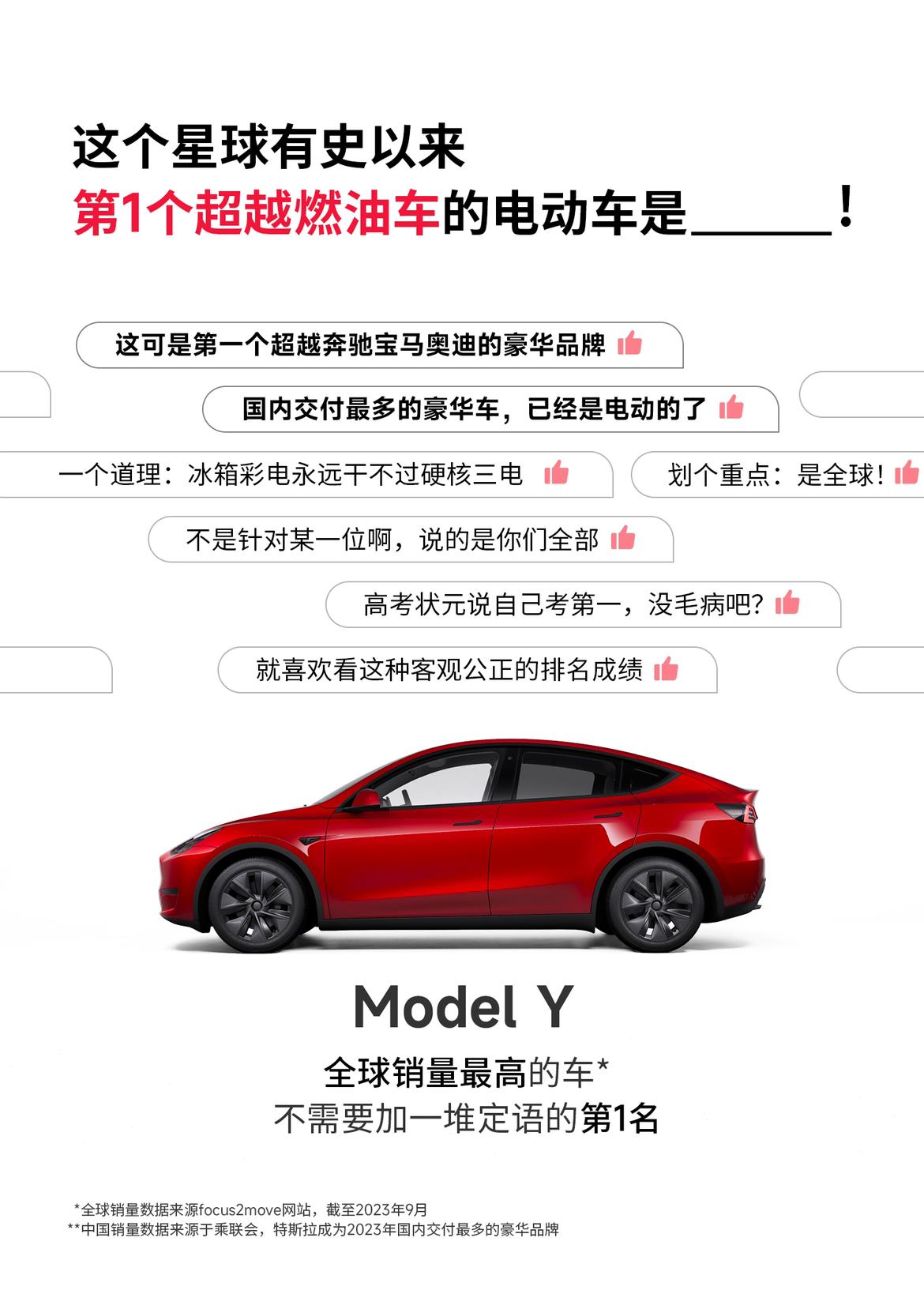 近日乘联会发布12月中国车市整体销量，数据显示，特斯拉Model Y单月交付超6