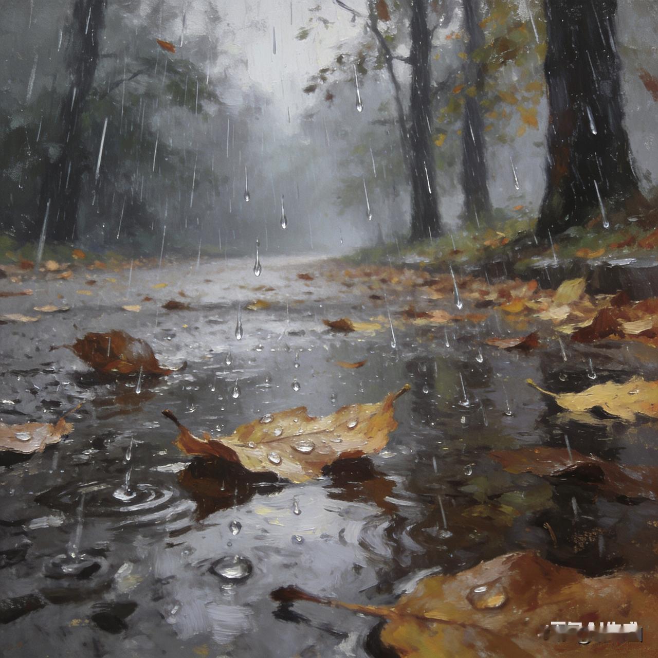 赏析：这幅对联的下联“桂香有意醉流云”与上联“秋雨无心敲落叶”相映成趣。下联以“