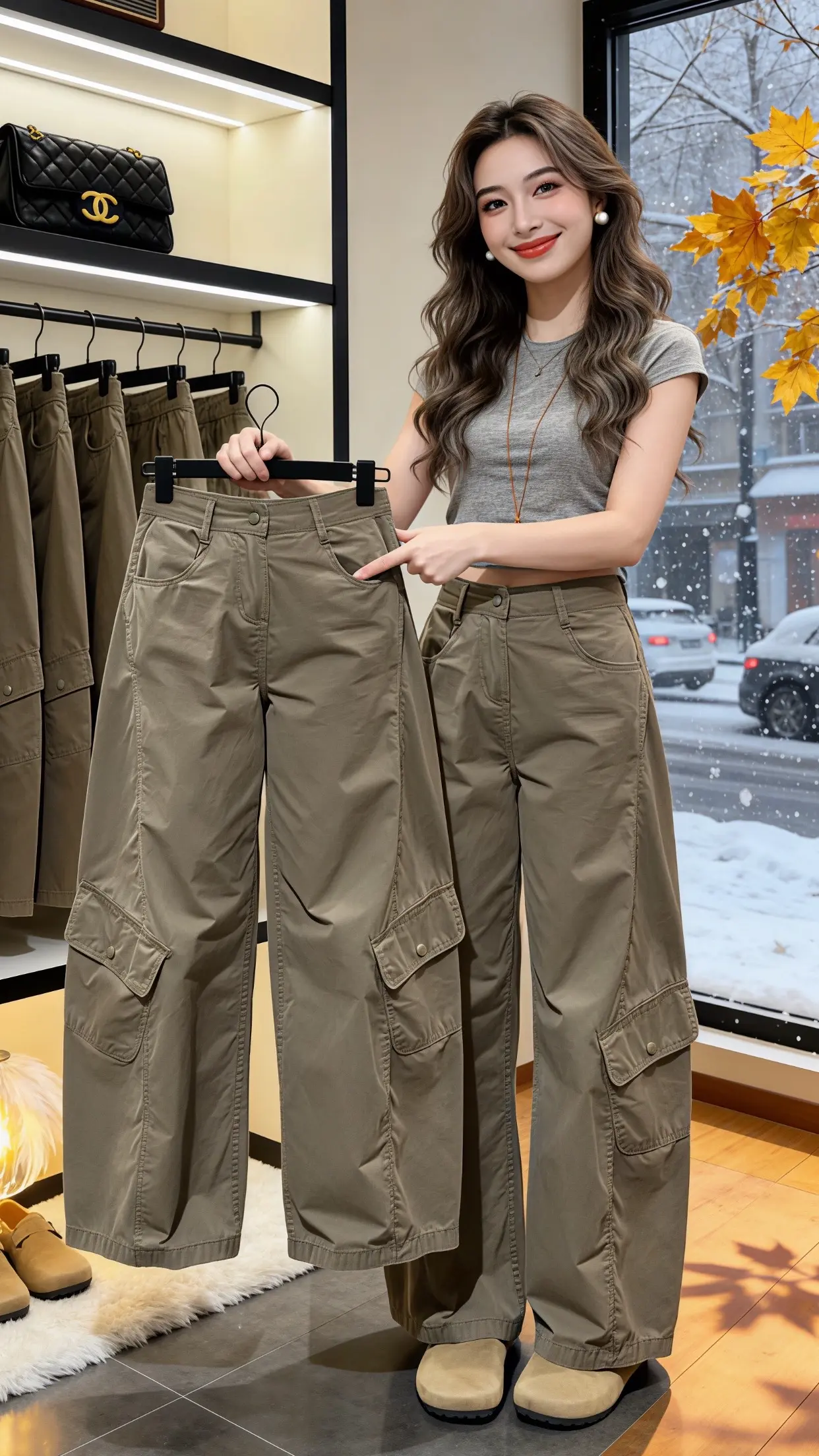 穿出自己的风格 工装裤 春款上新 过年氛围提前搞起来了 穿着得体是一种生活态度