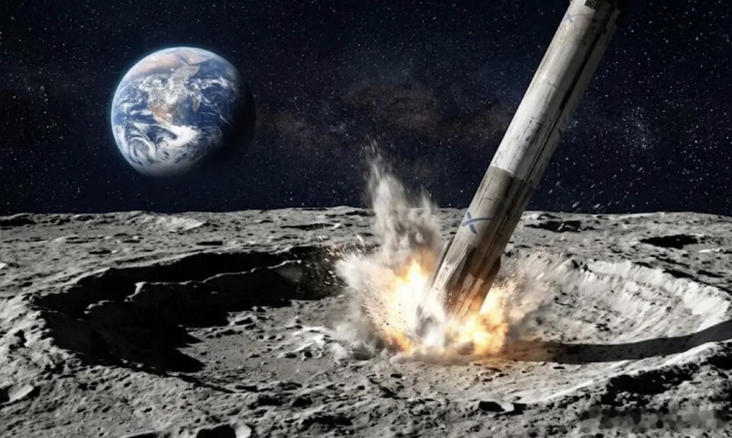一枚 SpaceX 猎鹰 9 号火箭被遗弃的上面级据信于周三凌晨撞上了月球，以 