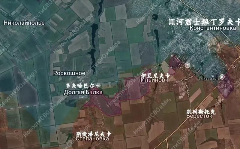 俄军南部集群最近两天在顿河康斯坦丁诺夫卡（顿河君士坦丁罗夫卡）啃的还不错，一方面