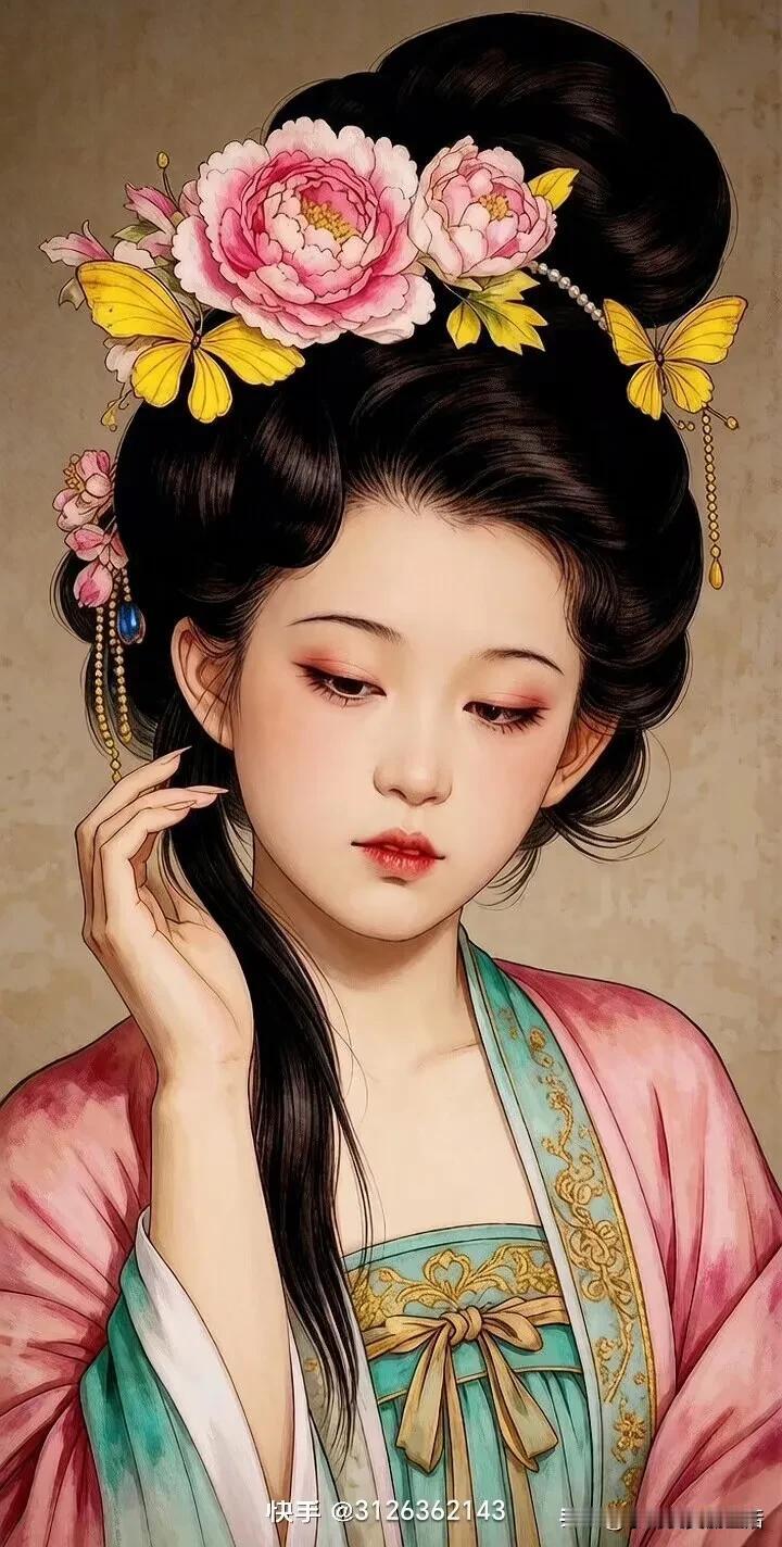 仕女图欣赏