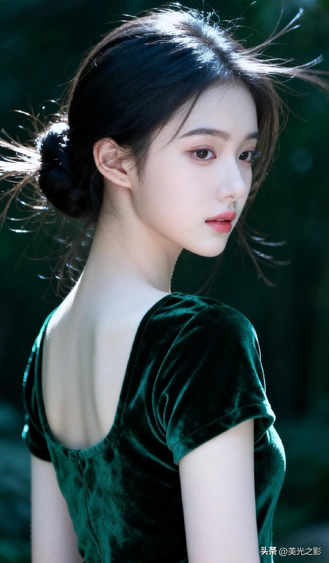 光之影&AI
绿意盎然，少女轻抚发梢，阳光洒落，如梦如幻。
暖光花海少女 秋日暖