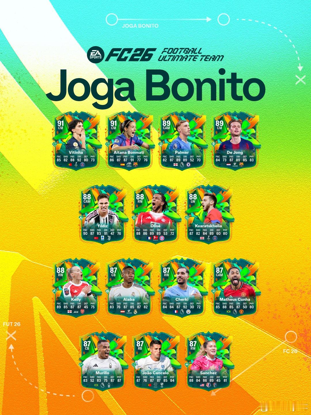 FC 26 Ultimate Team Joga Bonito美丽足球活动正式上