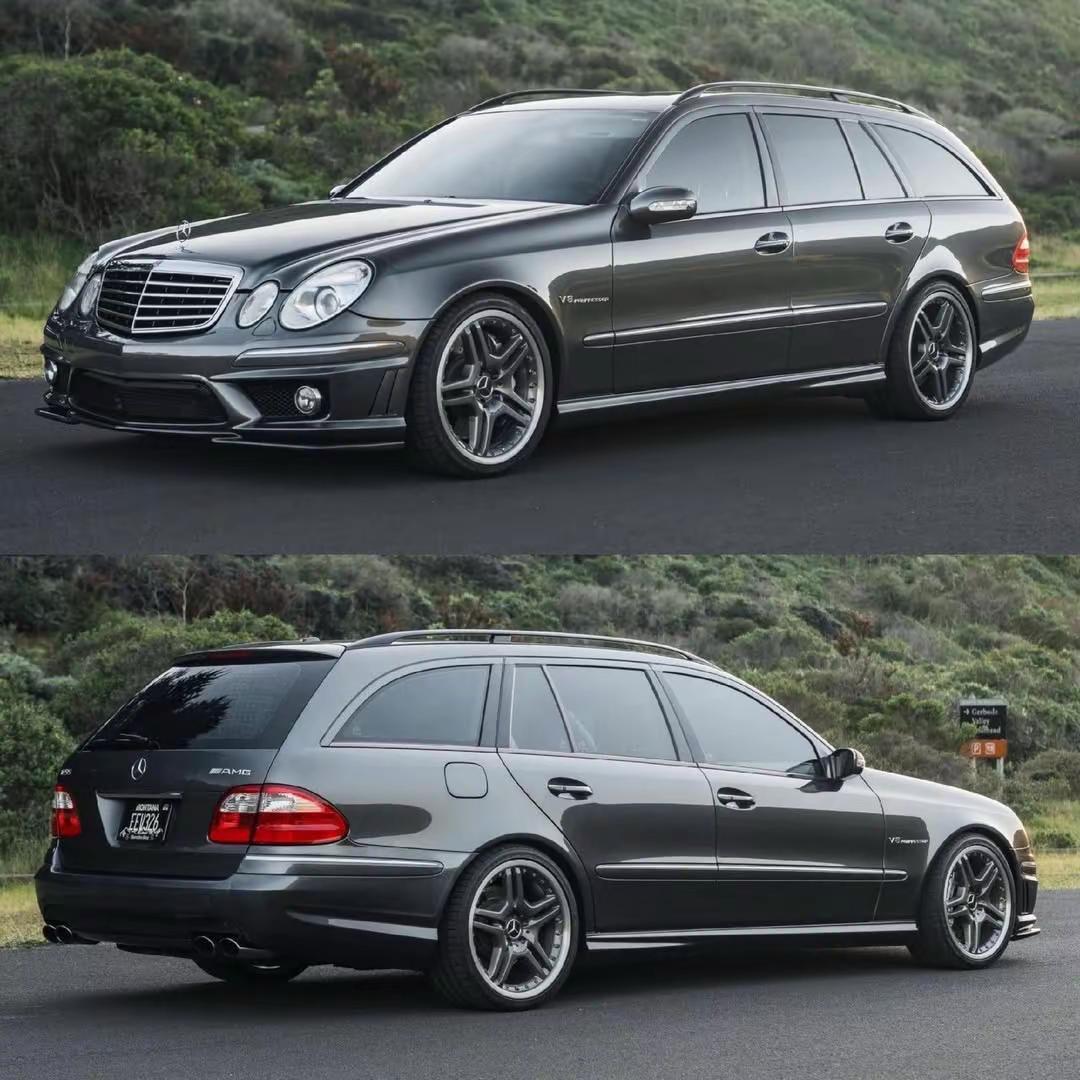 E55 AMG 旅行版。这辆 2006 款梅赛德斯-奔驰 E55 AMG 旅行版