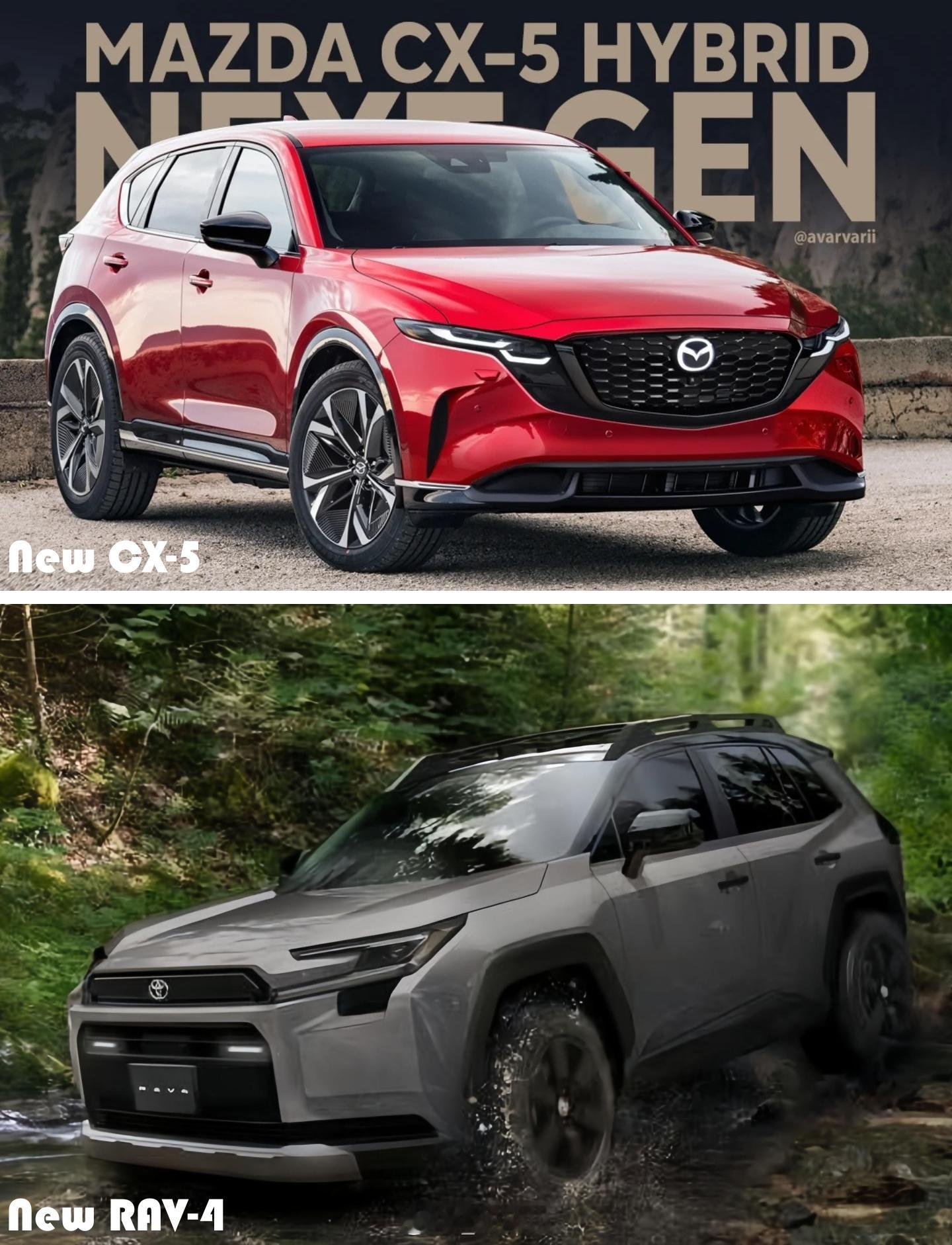 全新丰田RAV4全新马自达CX-5 全新丰田RAV4 VS 全新马自达CX-5，