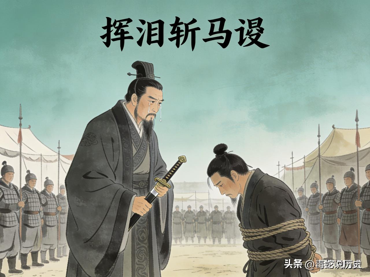 我的看法是：马谡必须死，而且非死不可。

首先，咱们得看看马谡闯了多大的祸。街亭