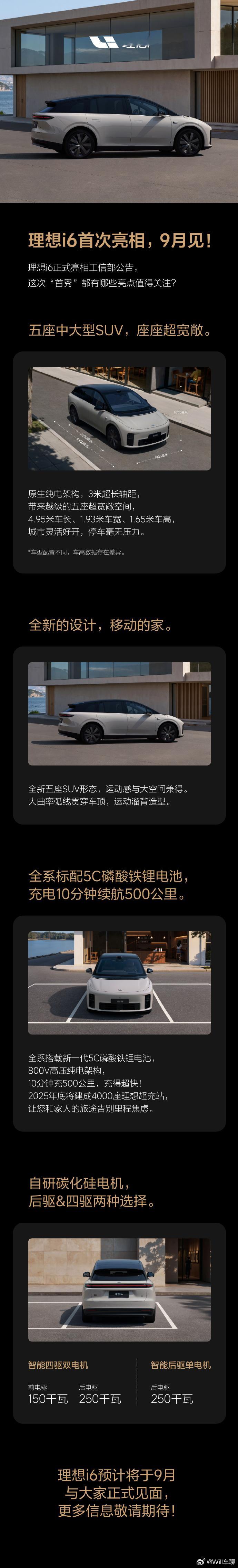 理想i8如果卖得可以，那么i6则会正常9月上市。如果i8卖得很惨，那估计i6又会