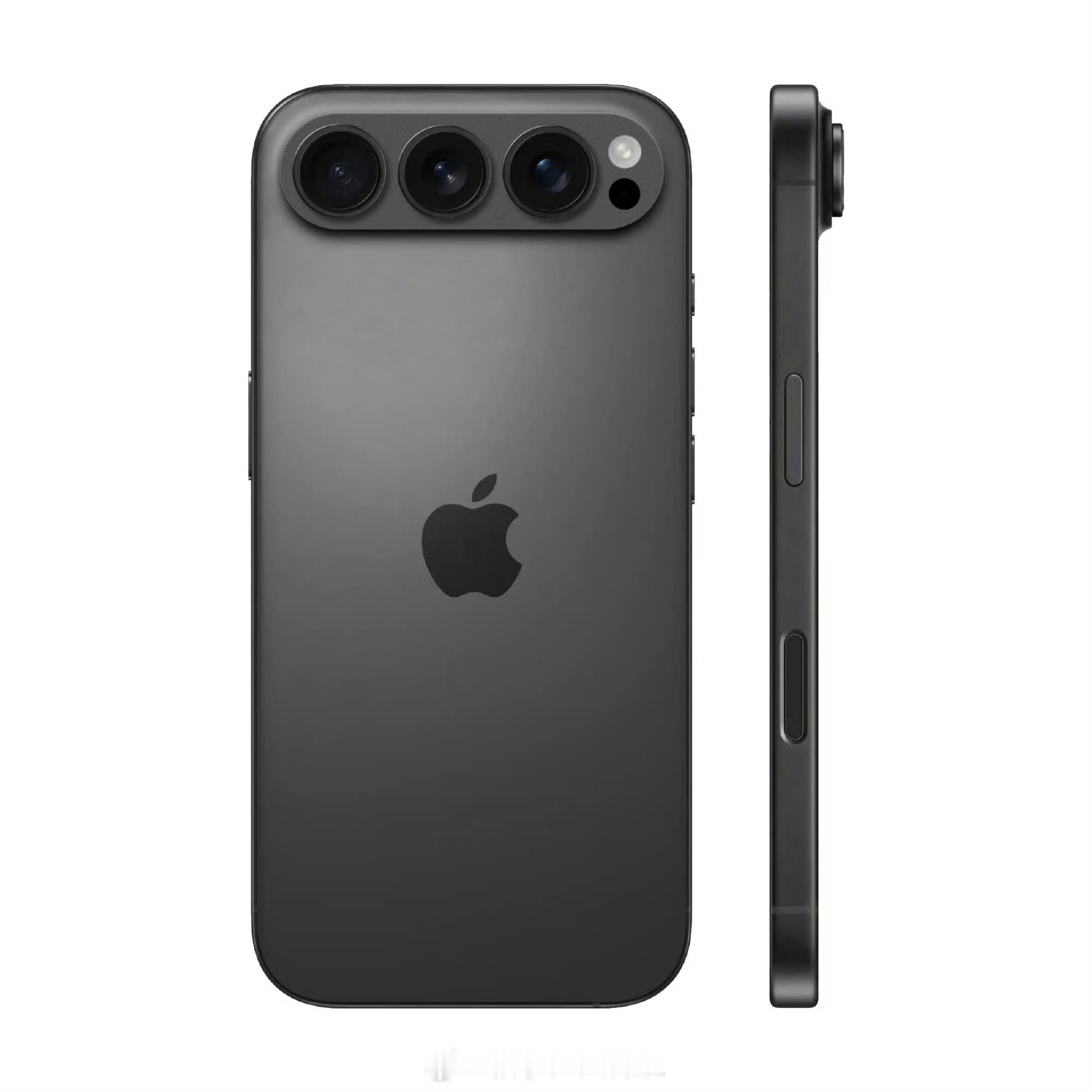 iPhone17或改用条形横置摄像 大家觉得改成这样的条形跑道可能性大吗[笑cr