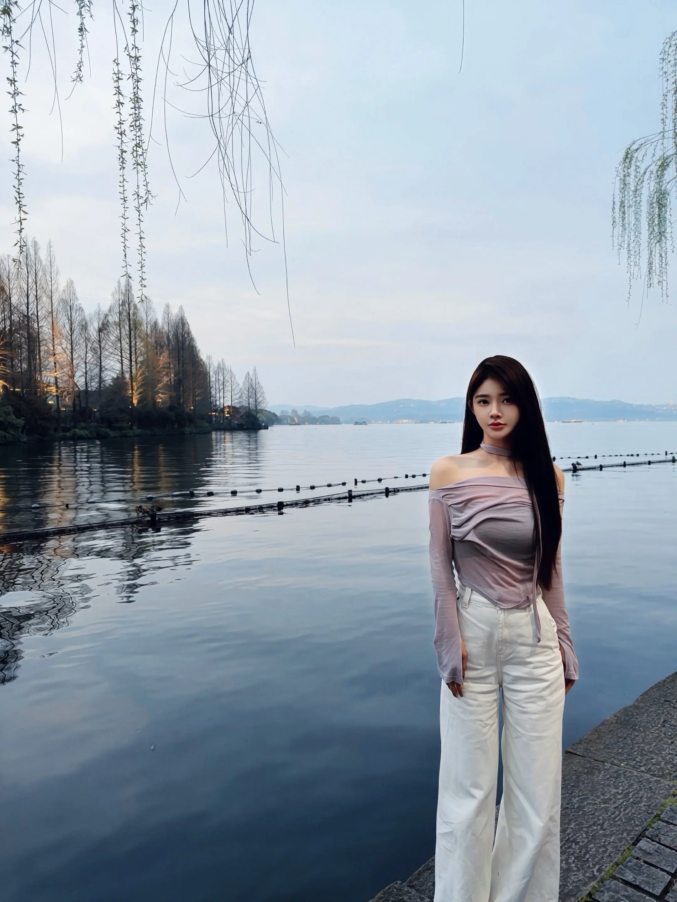 你坐在风景里，风景就在你眼里