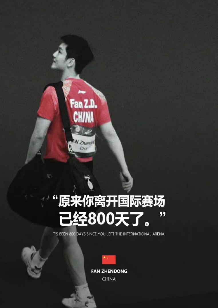 整整800天了，樊振东用硬骨头扇了多少人的脸？

要不是今天看球迷在网上数日子，