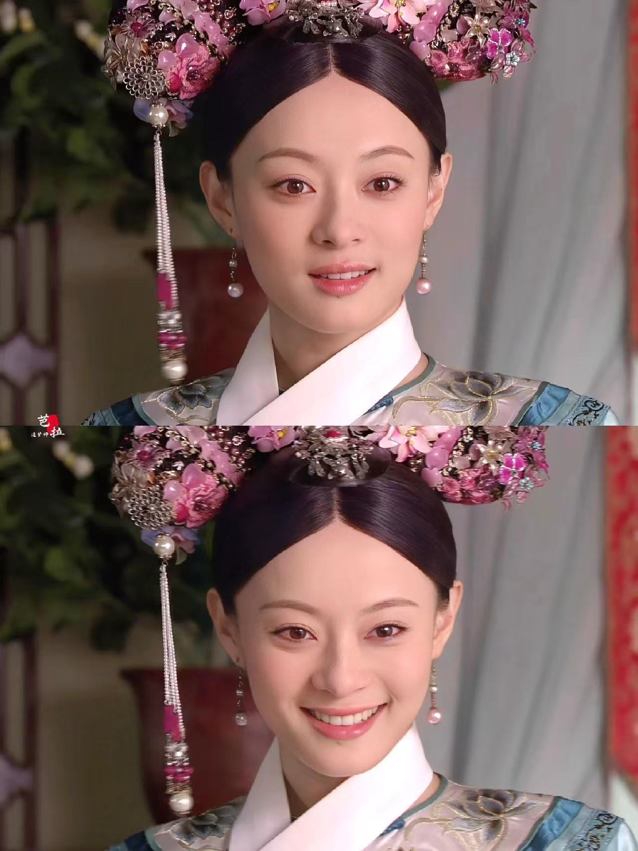 孙俪美回甄嬛时期简单穿搭也能穿出绝代风华，孙俪举手投足自带温婉大气，这不就是记忆
