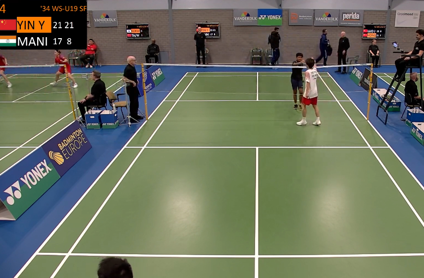 阴伊晴🇨🇳 21-17、21-8 🇮🇳马妮穆楚 女单决赛：阴伊晴🇨🇳