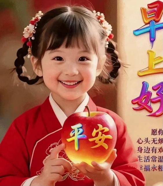 珍惜真誠的友誼，
留下美好的回憶，
每天清晨去問候，
我們把愛心傳遞，
祝你平安