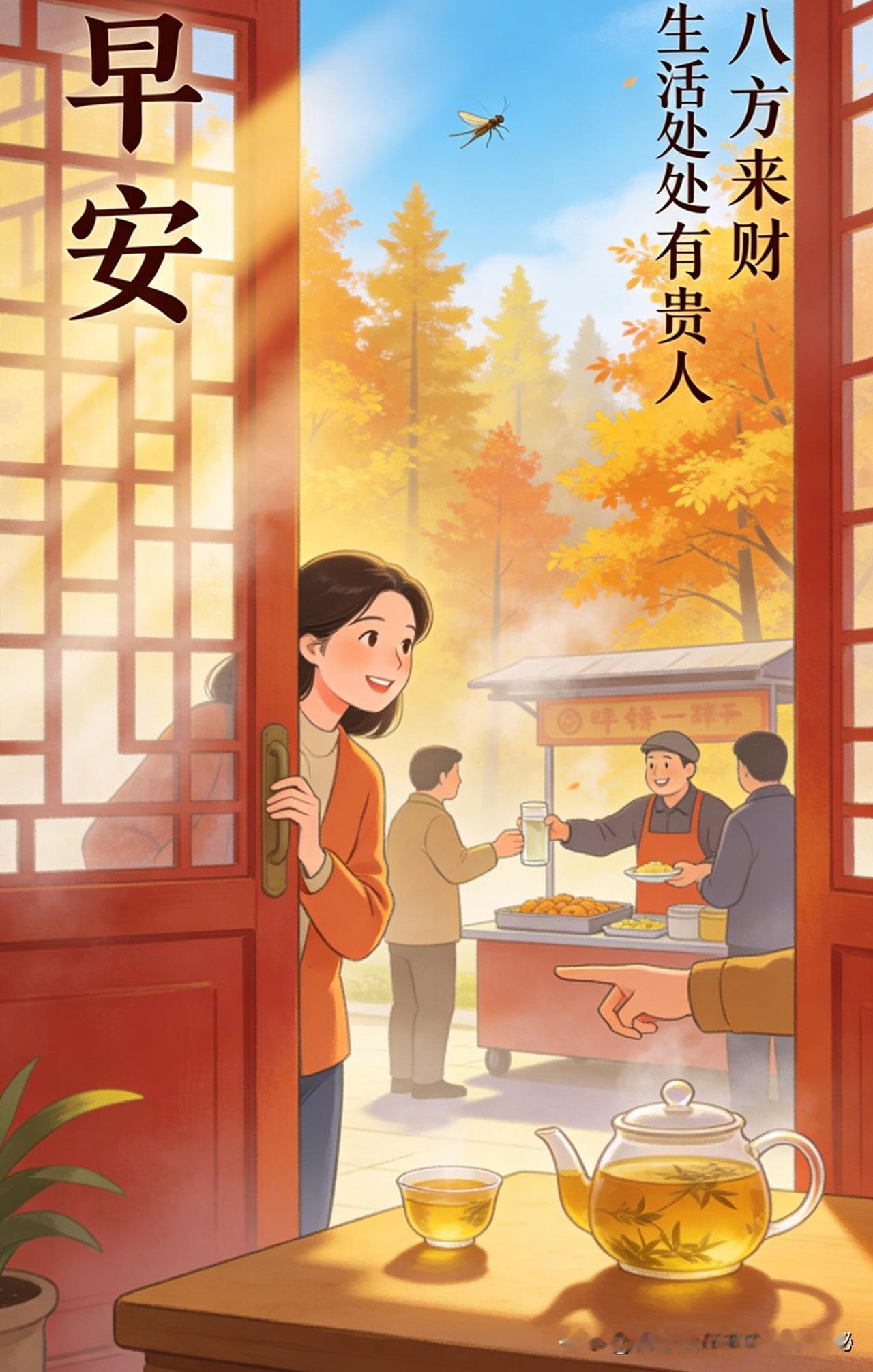 早安！当第一缕晨光穿透薄雾，轻轻拂过你的窗棂，这一天便注定是充满惊喜的开始。愿你