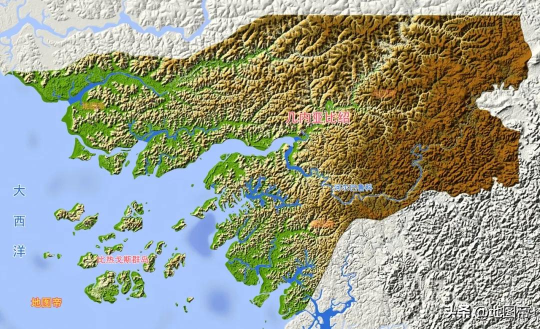 非洲有三个国家叫几内亚？