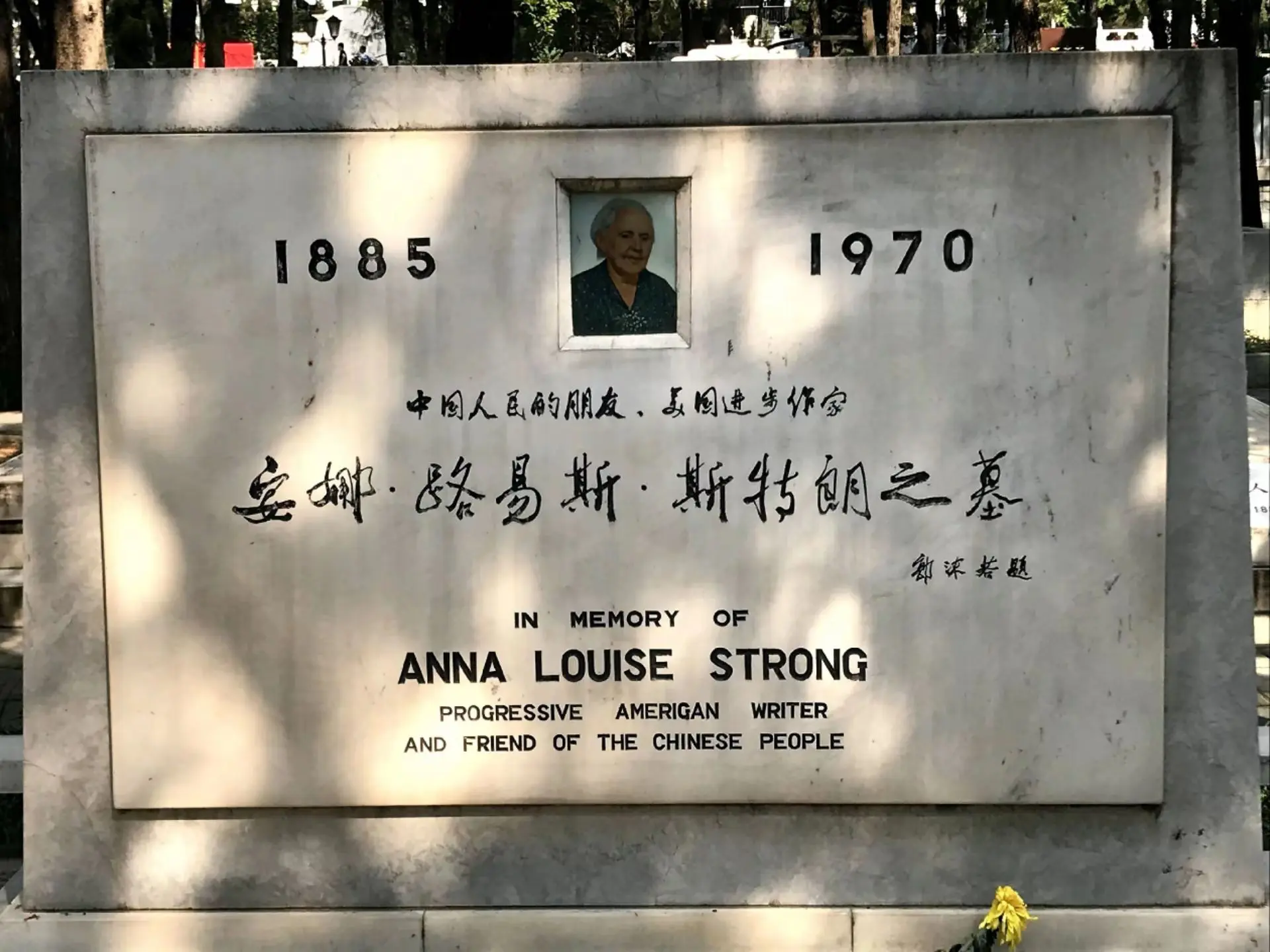 中国人民的朋友，进步作家。