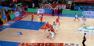 北京北汽大将雷蒙真是太准了！在今天北京北汽客场挑战福建晋江文旅的比赛中，当时比赛